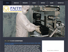 Tablet Screenshot of faith-enterprises.com